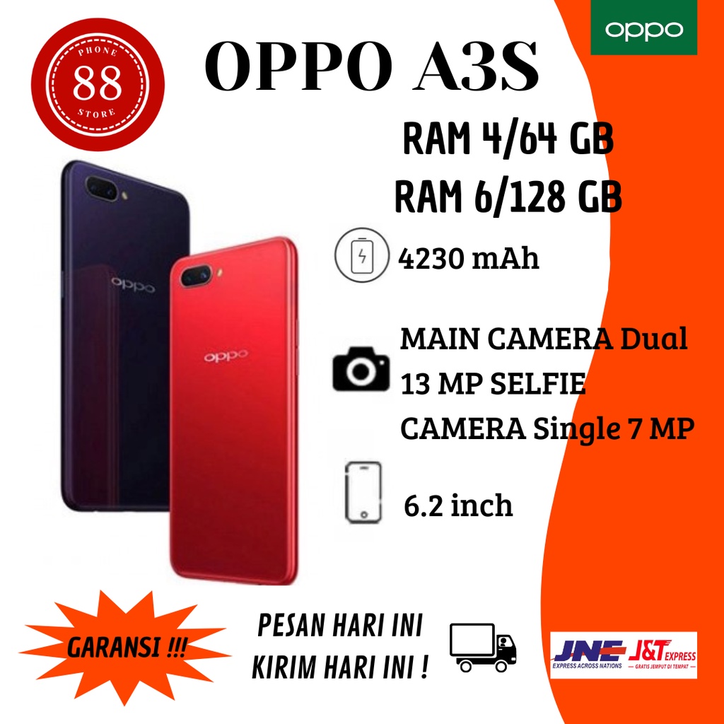 OPPO A3S 6/128GB GARANSI