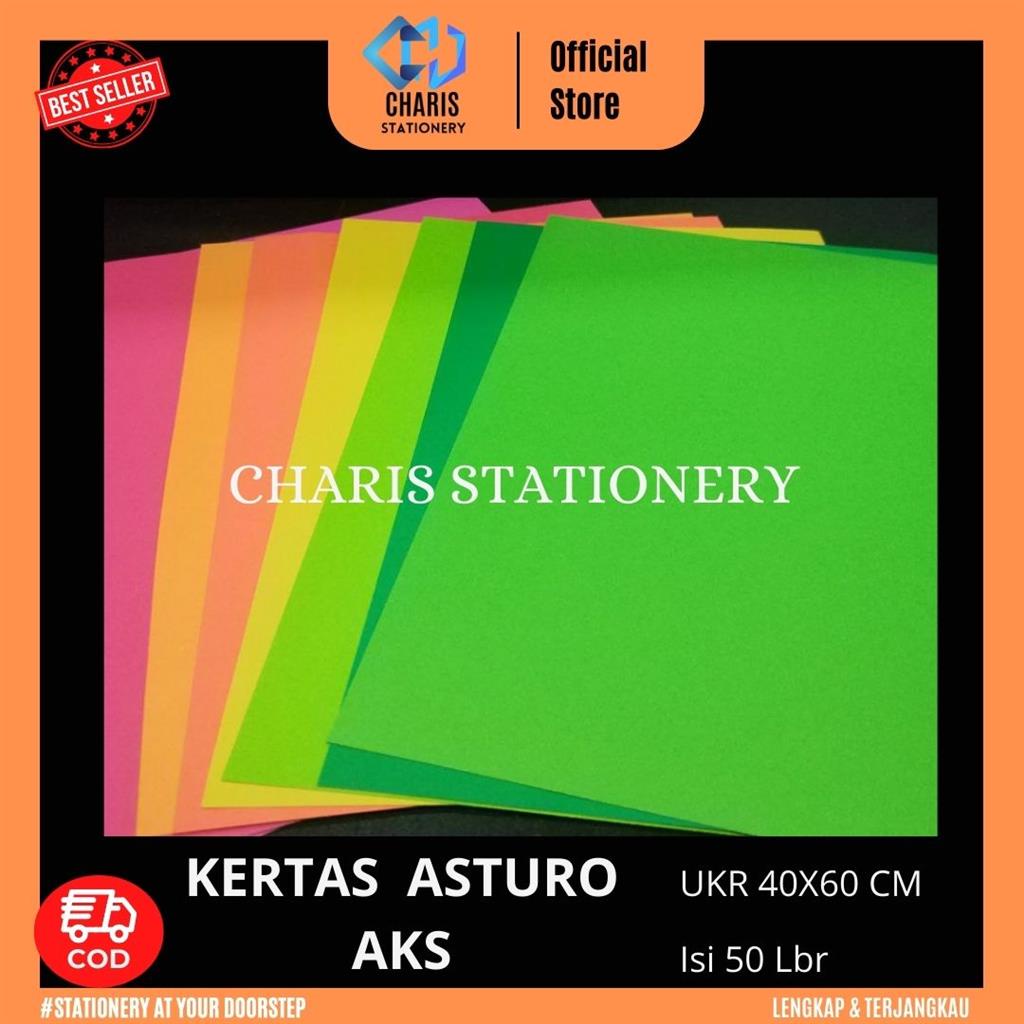 

CHARIS STATIONERY - Kertas Asturo AKS (50 Pcs/Pak)