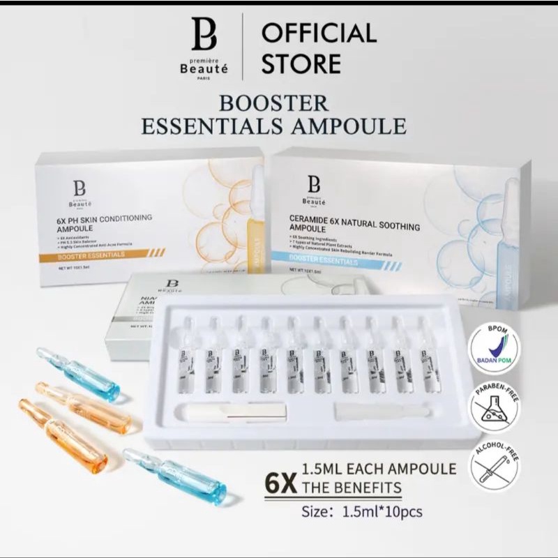 SERUM WAJAH/PREMIERE BEAUTE BOOSTER ESSENTIALS AMPOULE