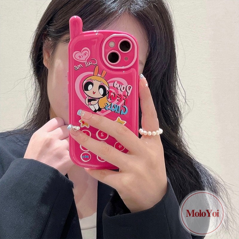 Soft Case Desain Kartun Girls Heart Untuk iPhone 14 11 12 13 Pro MAX XR 14 7 8 Plus X XS MAX