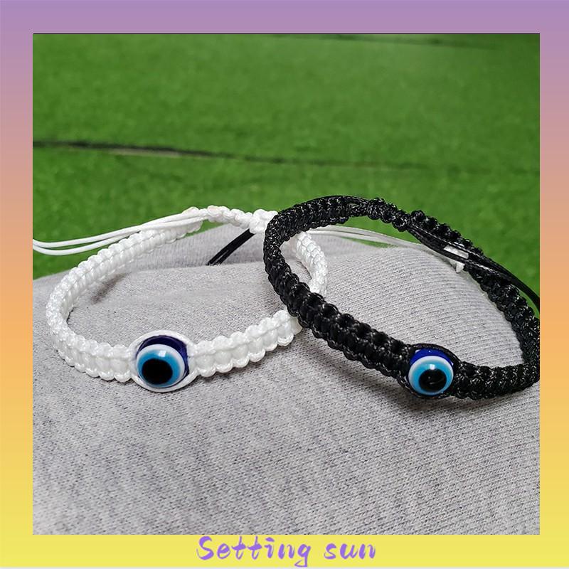 Gelang Tali Simple Evil Eye Biru Gelang Merah Keberuntungan TN