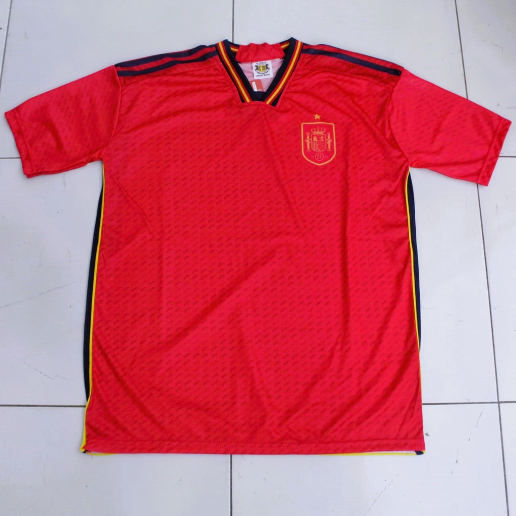 JERSEY BAJU BOLA SPANYOL/BAJU JERSEY SPANYOL DEWASA