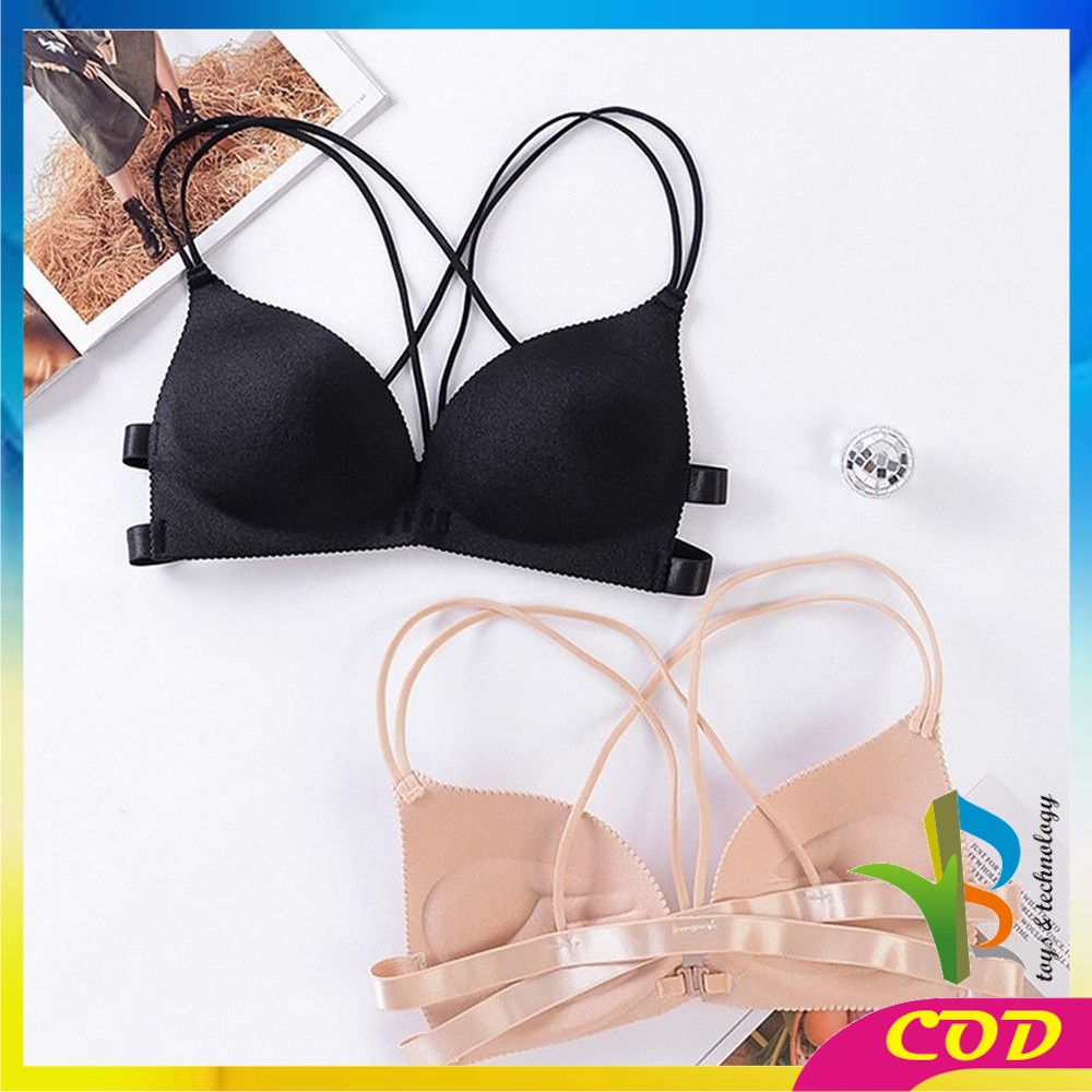 RB-P64 P65 Bra Seamless Tanpa Kawat BH Wanita Push Up Bra / Bra Kancing Depan Tanpa Kawat