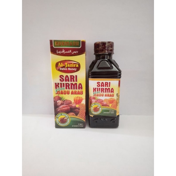 

sari kurma plus madu arab 360gr Al jazira