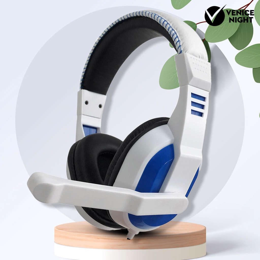 (VNEP) (Berkabel) PG-R023 Headset Gaming Profesional Stereo Soft Over-ear Headphone dengan Mikrofon untuk PC