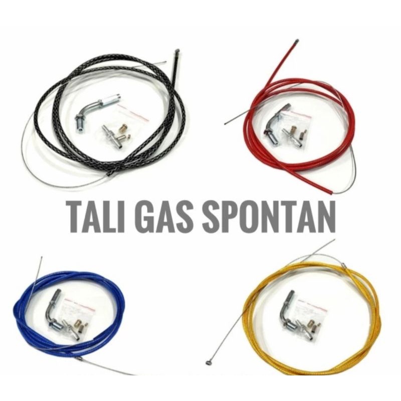 kabel gas spontan 190cm tali gas spontan semua motor universal