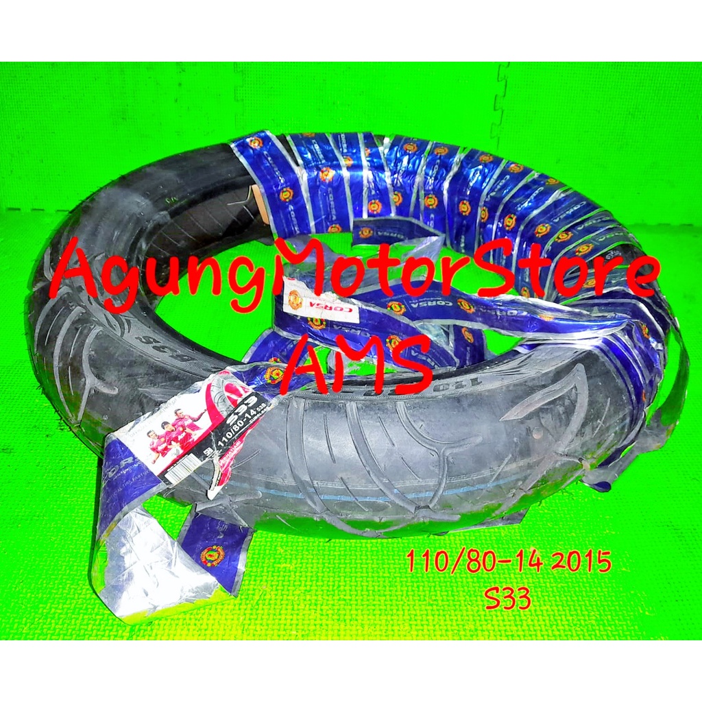 BAN LUAR TUBELESS RING 14 110/80 CORSA M/C 53S
