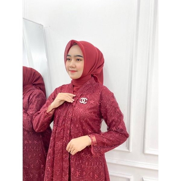 PB Prilly Busana - ZALIHA VOL.1 TUNIK KEBAYA MALAYSIA TILE BORDIR - ATASAN PESTA - TUNIK PESTA - TUNIK BRUKAT