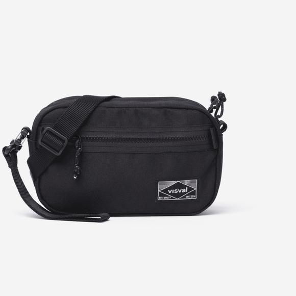 Sling Bag Pouch Kona - Visval - Black - Tas Selempang