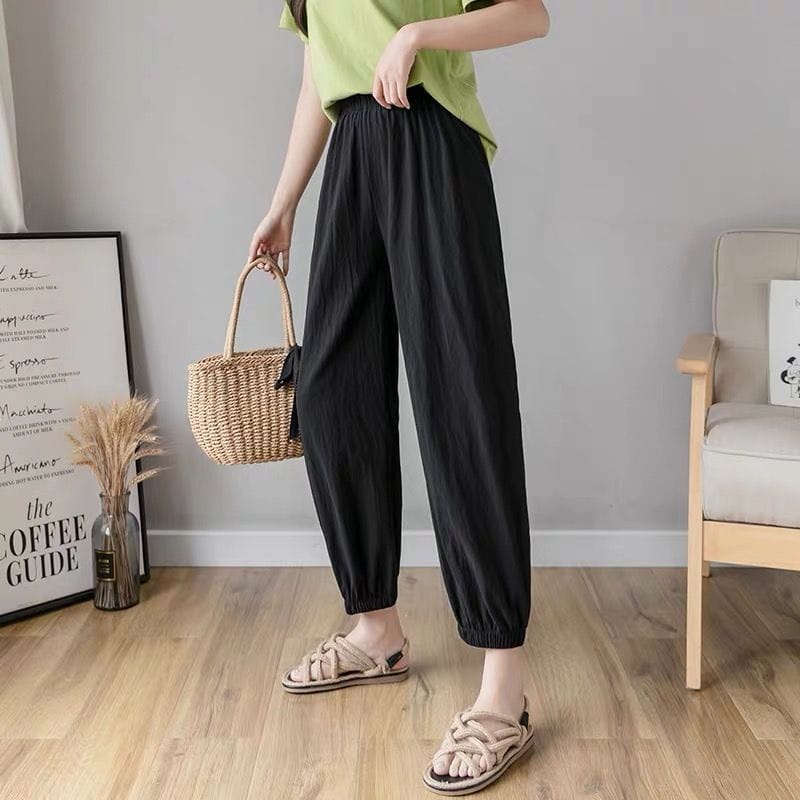 BEFAST - ZEC OOTD Celana Panjang Cewe MILA / Jogger Guide CRINCLE / Celana Wanita Keluaran Terbaru / Pakaian Casual Wanita Remaja / Celana Jogger Polos / Fashion Kekinian Remaja ABG / Outfit Wanita Kerja Trendy / Terlaris