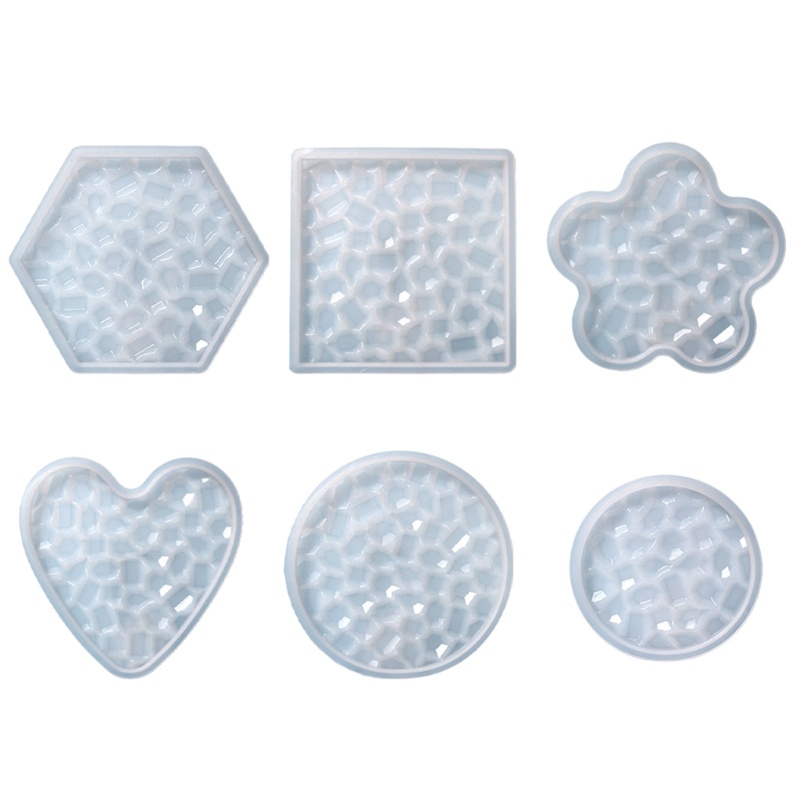 Siy Cetakan Resin Bahan Silikon Untuk Membuat Tatakan Gelas