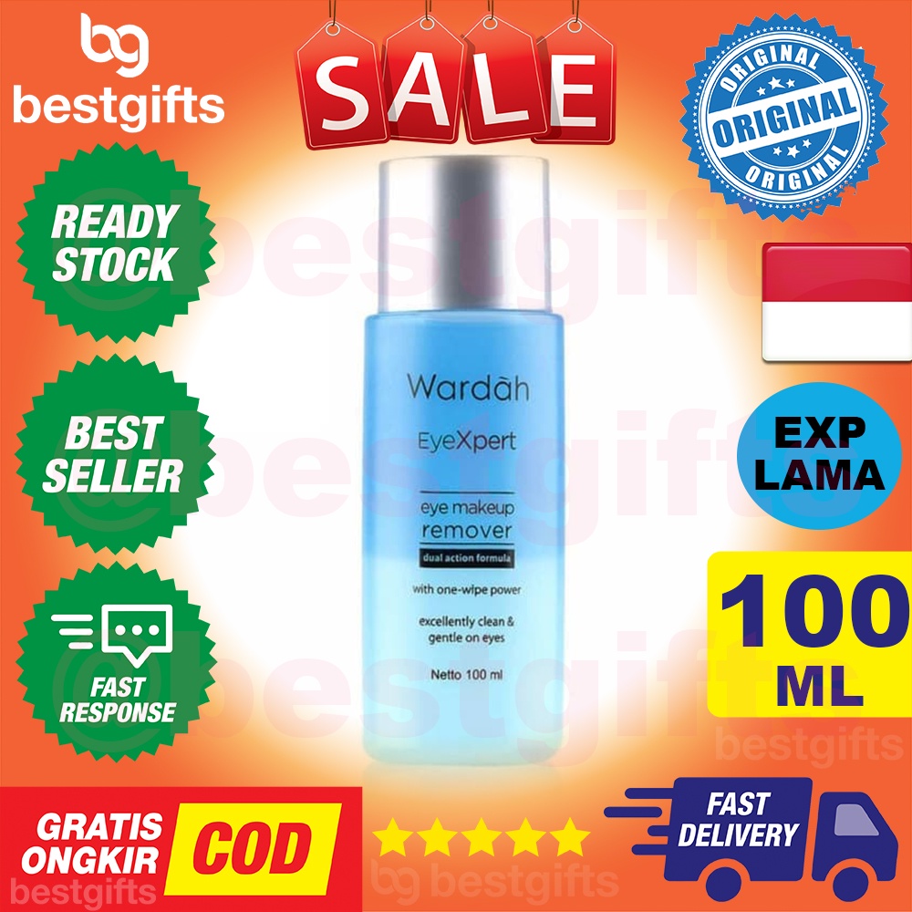 WARDAH EYEXPERT EYE &amp; LIP MAKE UP REMOVER PENGHAPUS MAKEUP 100 ML