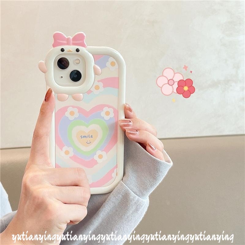 Case Oppo A17 A17 A15 A7 A5s A74 A16 A96 A5 A9 2020 A17K A54 A95 A12 A77s A55 A57 A76 A16s A53 Reno 8Z 6 7Z A16K A1K A31 A16E A94 A92 A3s 3D Monster Gradient Love Heart Flower Cover