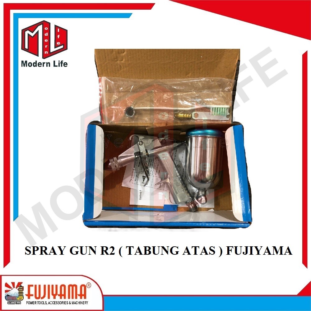 Spraygun FUJIYAMA R2 Tabung Atas Spray Gun Cat Paint Air Brush R-2