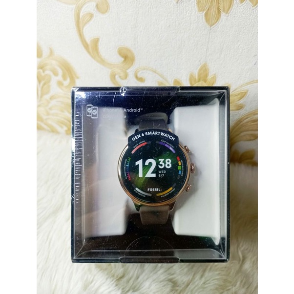Fossil smartwatch FTW6079 gen 6 grey leather