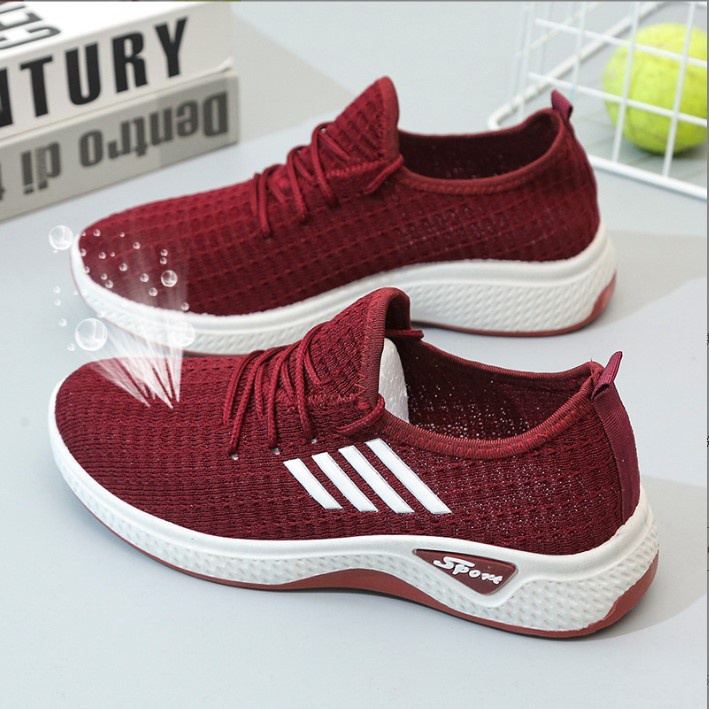 Sepatu Sneakers Wanita Import fashion flower