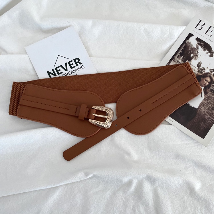 BGS-201 Belt Wanita Lebar Karet Elastis Ikat Pinggang Wanita Ikat Pinggang Belt Wanita Sabuk Gesper Fashion Casual Dewasa Obi Karet Mewah Kekinian Jumbo Import Tali Panjang Women Ramping Korean Fashion Style 2022 Kekinian