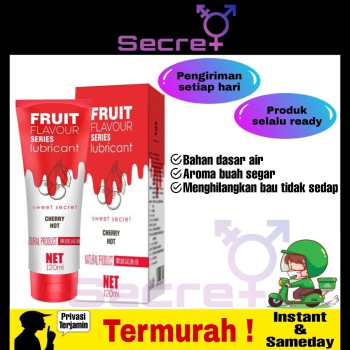 

SWEETS SECRET FRUIT FLAVOUR LUBRICANT | ORI IMPORT - 120ML - CHERRY HOT