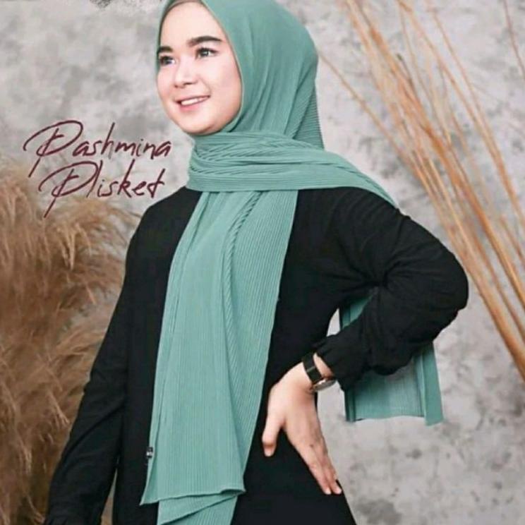 NEW PRODUCT Kerudung Pasmina Plisket Lidi/Kerudung Pasmina/Pasmina Full Plisket/Hijab/Hijab Pasmina/