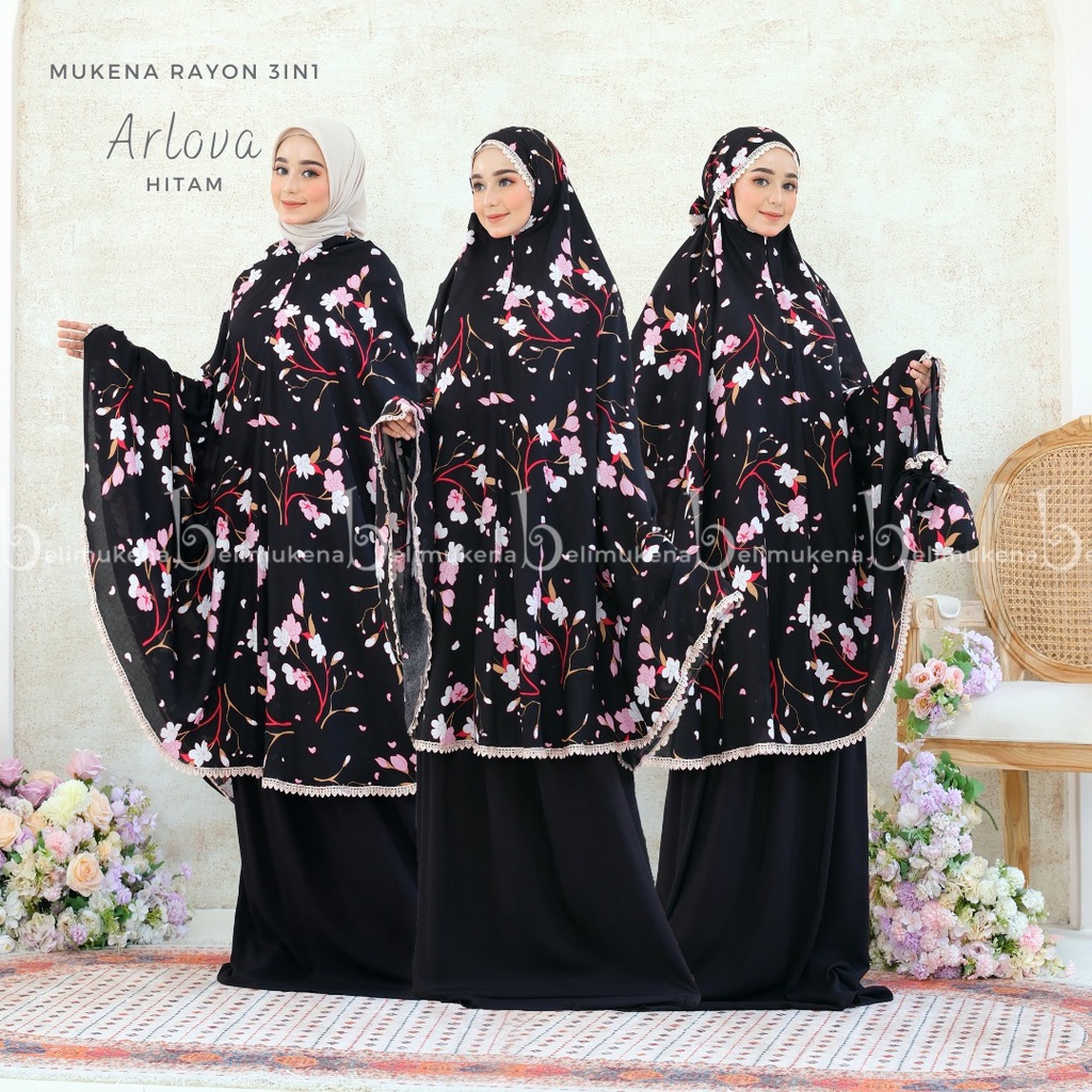 Mukena Dewasa Rayon 3in1 Arlova