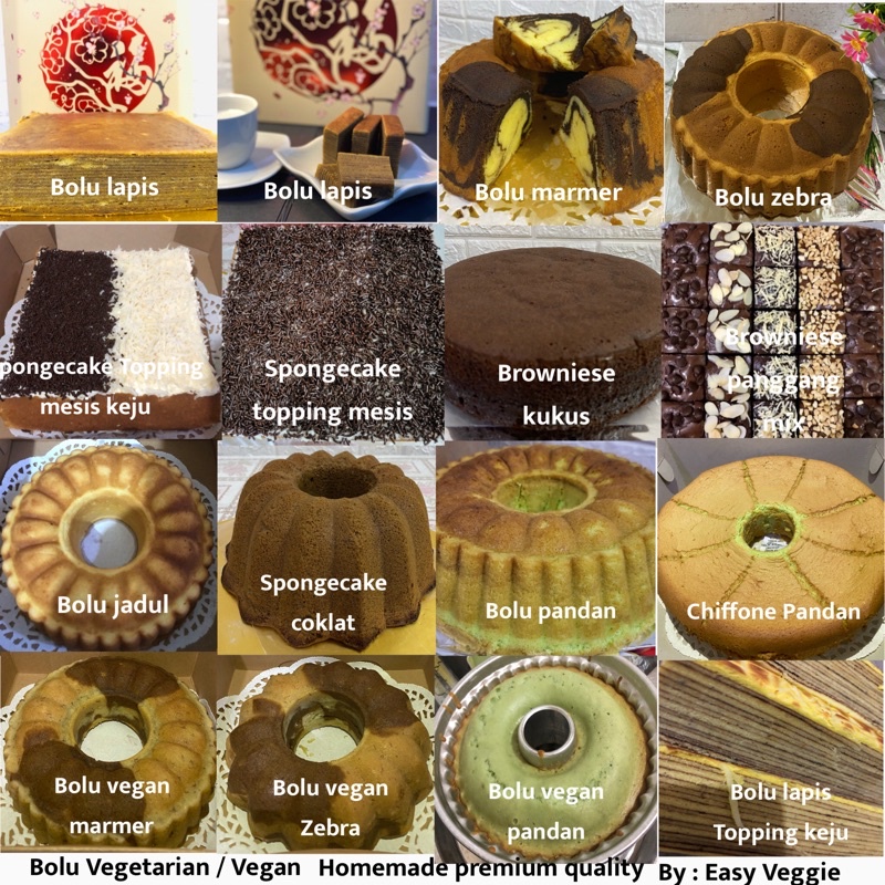 

Bolu Vege Vegan bolu vegetarian bolu marmer bolu pandan bolu browniese bolu zebra bolu jadul bolu lapis legit bolu vegetarian bolu vegan