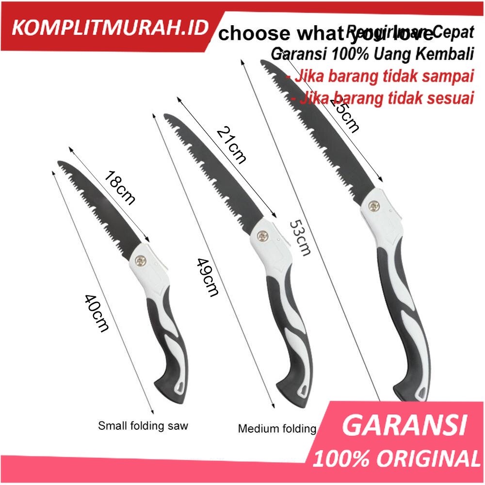 [PROMO COD] SAW GERGAJI LIPAT IMPORT ORIGINAL CC Gergaji Lipat Alat Pertukangan Multifungsi Memotong