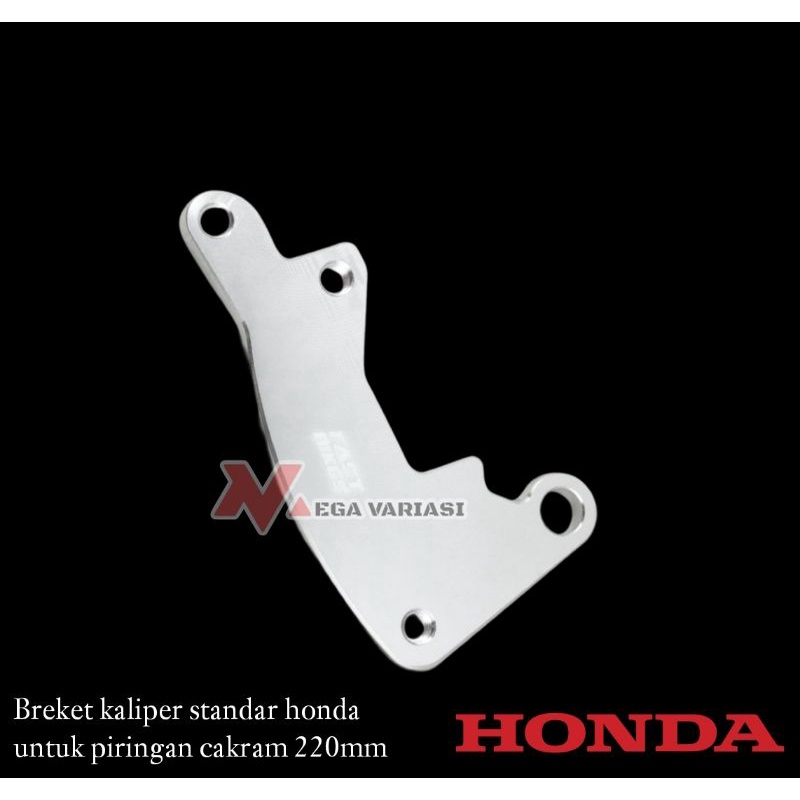 Breket Disc Kaliper Standar Piringan Ukuran 220mm HONDA BEAT VARIO 125 VARIO150 GENIO SCOOPY B