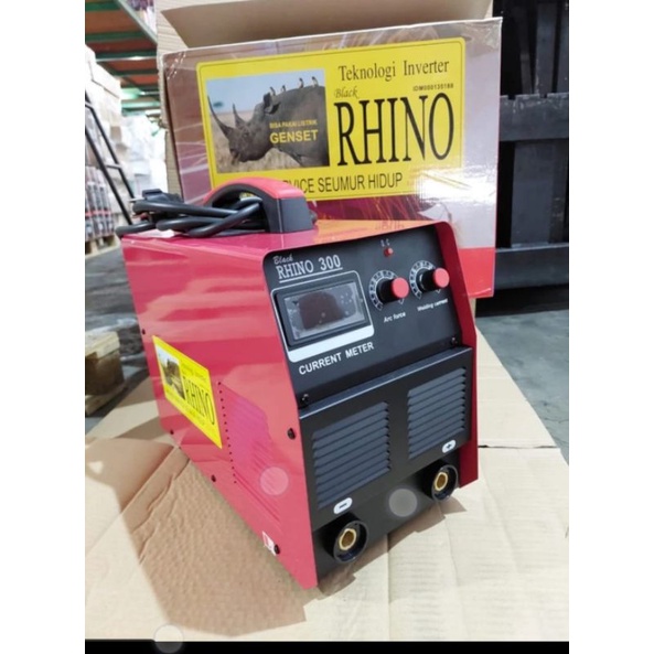 Rhino mma 300 220v - mesin las 300 1 phase - mesin las rhino