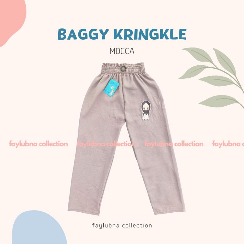 CELANA BAGGY CRINKLE ANAK 4-9 TAHUN / BAGGY CRINKLE ANAK TERBARU