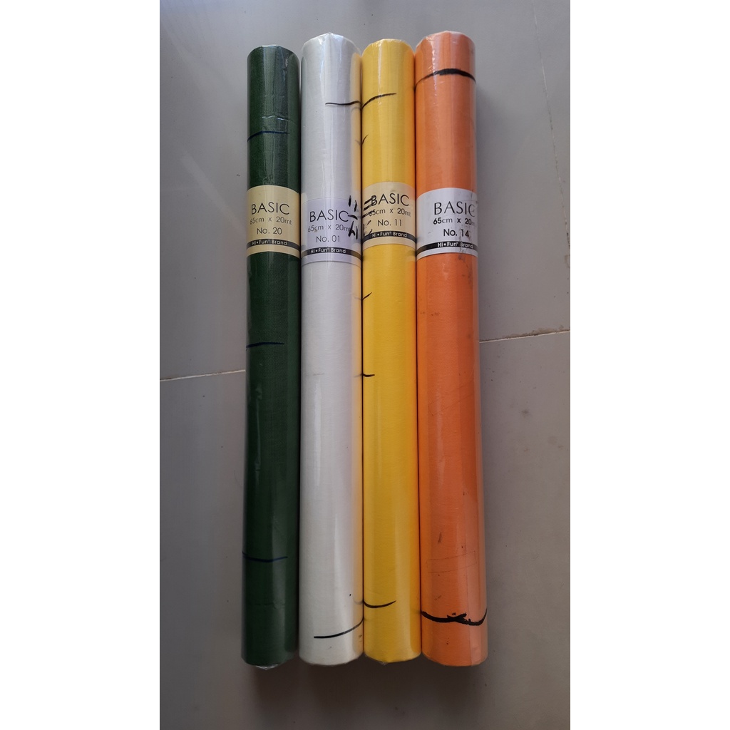 

Hi Fun Brand Tissue Paper Roll/Kertas Tissue Glondong Art n Craft Buket Bunga/Basic Kertas Kado