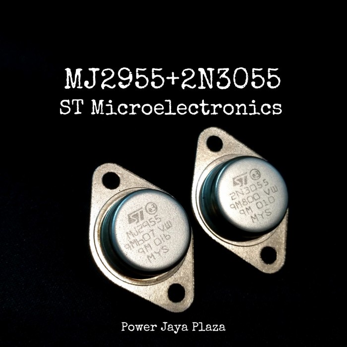 Plc Transistor 2N3055 Mj2955 2N 3055 Mj 2955 Original St Bukan Sablonan