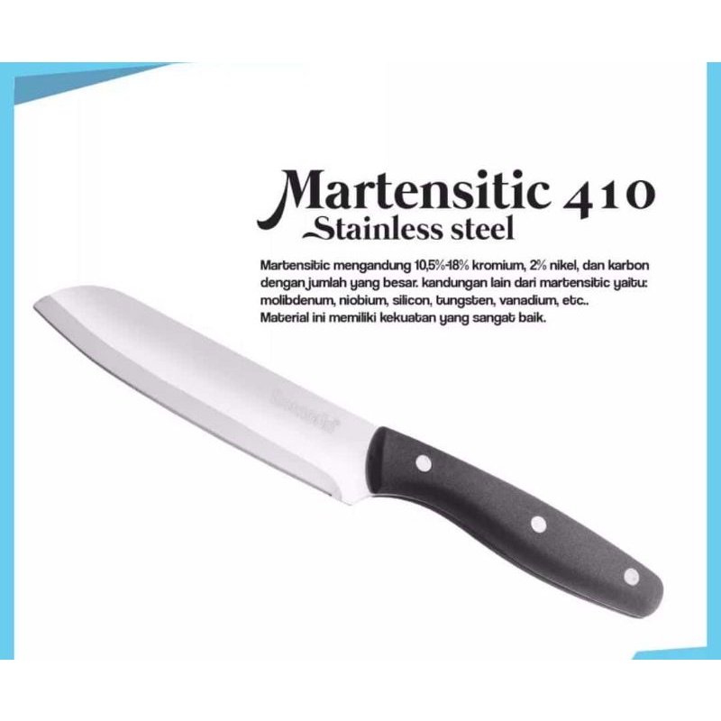 pisau komodo 7 inch pisau stainless pisau tajam