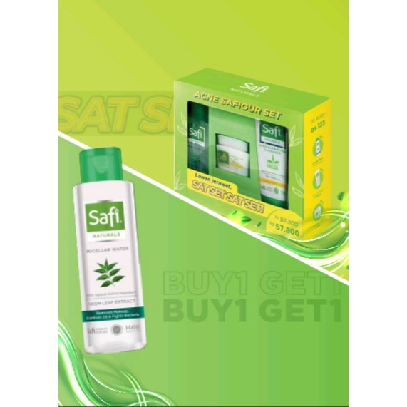 PAKET HEMAT Safi Naturale Acne Clarifiying Sat Set