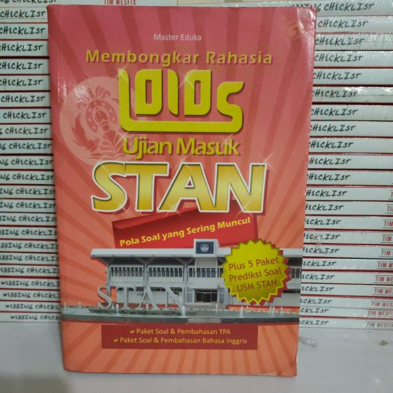 Jual Buku Obral Murah Buku Membongkar Rahasia Lolos Ujian Masuk Stan Pola Soal Yang Sering