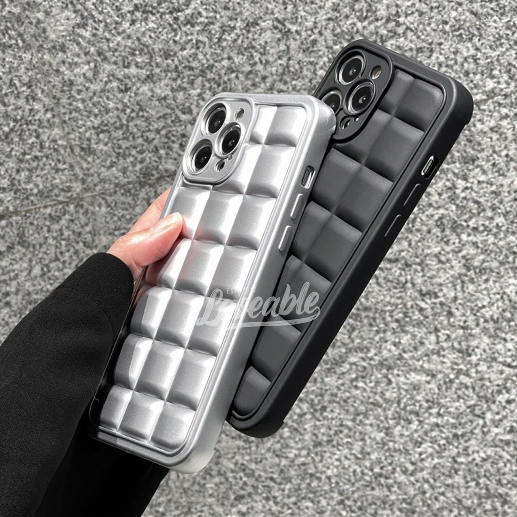 Monochrome cube case iphone for x xs max xr 11 12 13 pro max
