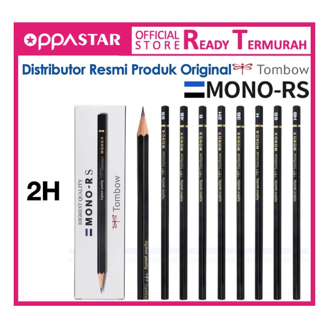 

Pensil Tombow Mono RS Graphite 2H - Pencil 2H 4901991900934