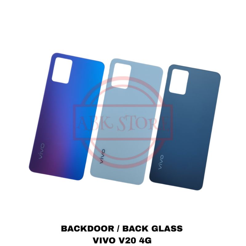 TUTUP BELAKANG BACKDOOR BACK GLASS VIVO V20 4G / V20 5G BACK CASING COVER BATERAI