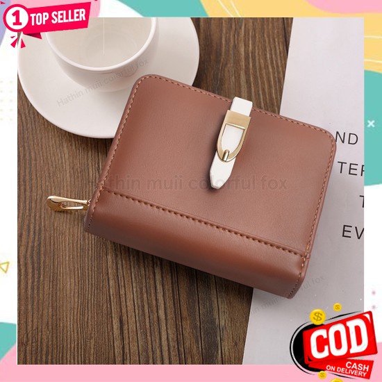 『Berkualitas』 Dompet Wanita Anak Remaja Lucu Mini Lipat 3 Import Ala Korea Langsung Order Hathin Mui