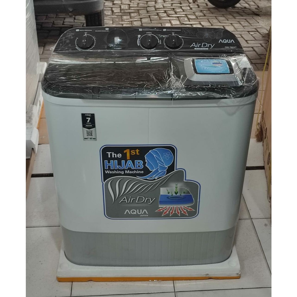 MESIN CUCI AQUA QW760XT 2 TABUNG