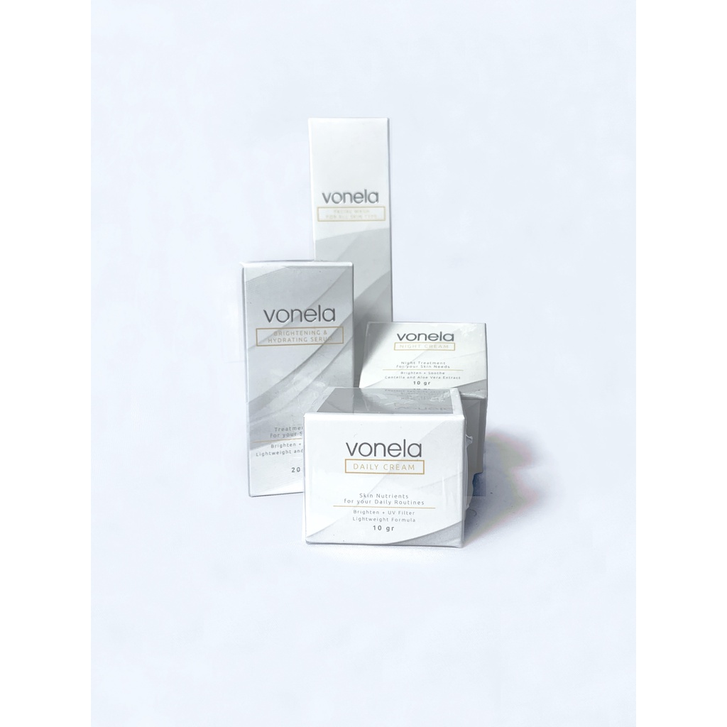 Promo Paket skincare Vonela series / Free POUCH (terbatas)