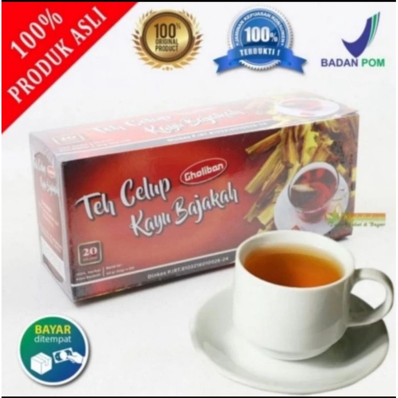 

Teh Celup Bajakah Gholiban isi 20 Sachet