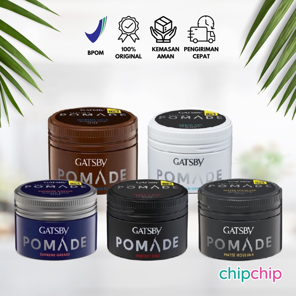 Jual Chipchip Gatsby Styling Pomade 75gr & 30gr Perfect Rise Urban
