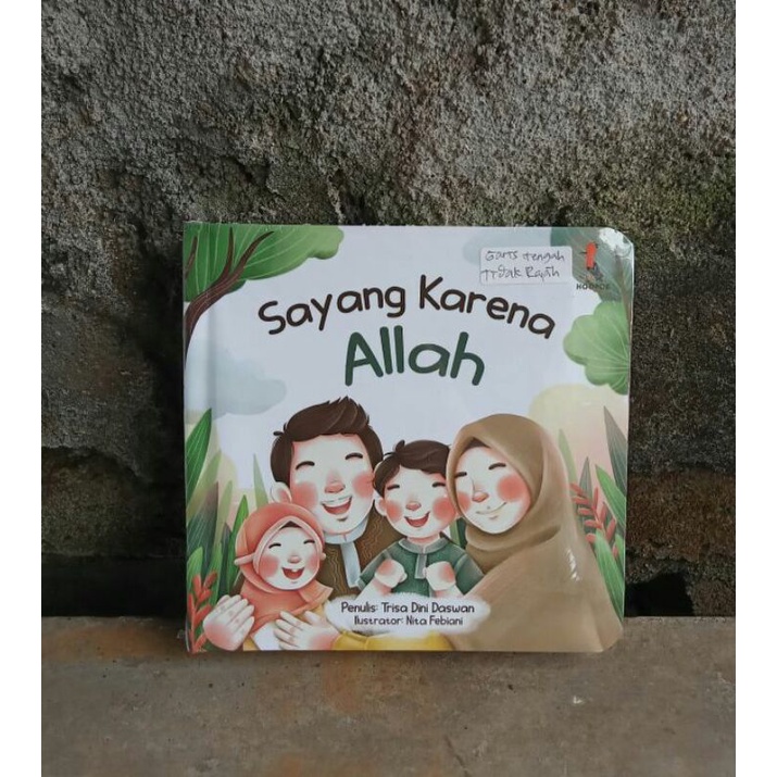 sayang karena Allah boardbook anak new reject penerbit hoopoe
