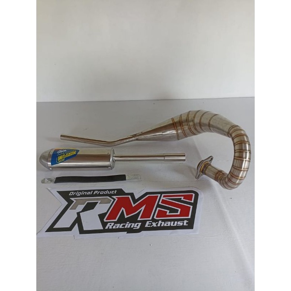 Knalpot Yamaha DT100, DT125, udang trail 2 tak
