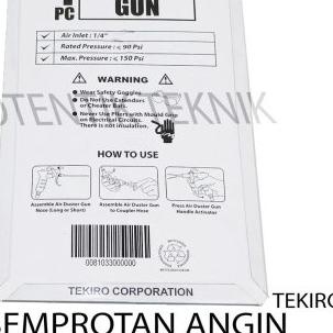 TEKIRO AIR DUSTER - SEMPROTAN ANGIN TEKIRO