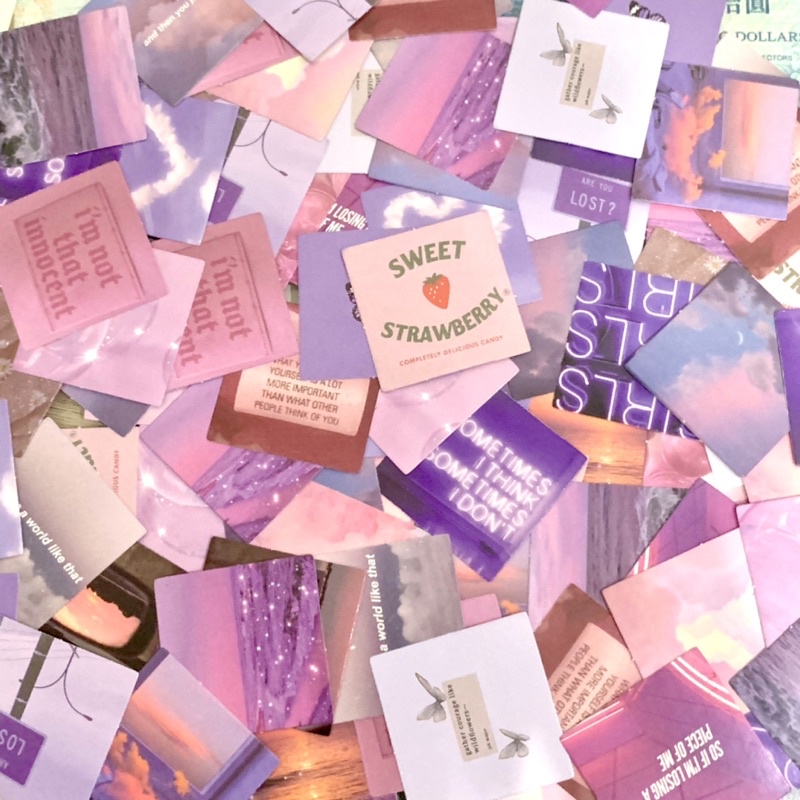 aesthetic quotes stickers | stiker estetik quotes | stiker laptop buku gelas tahan air