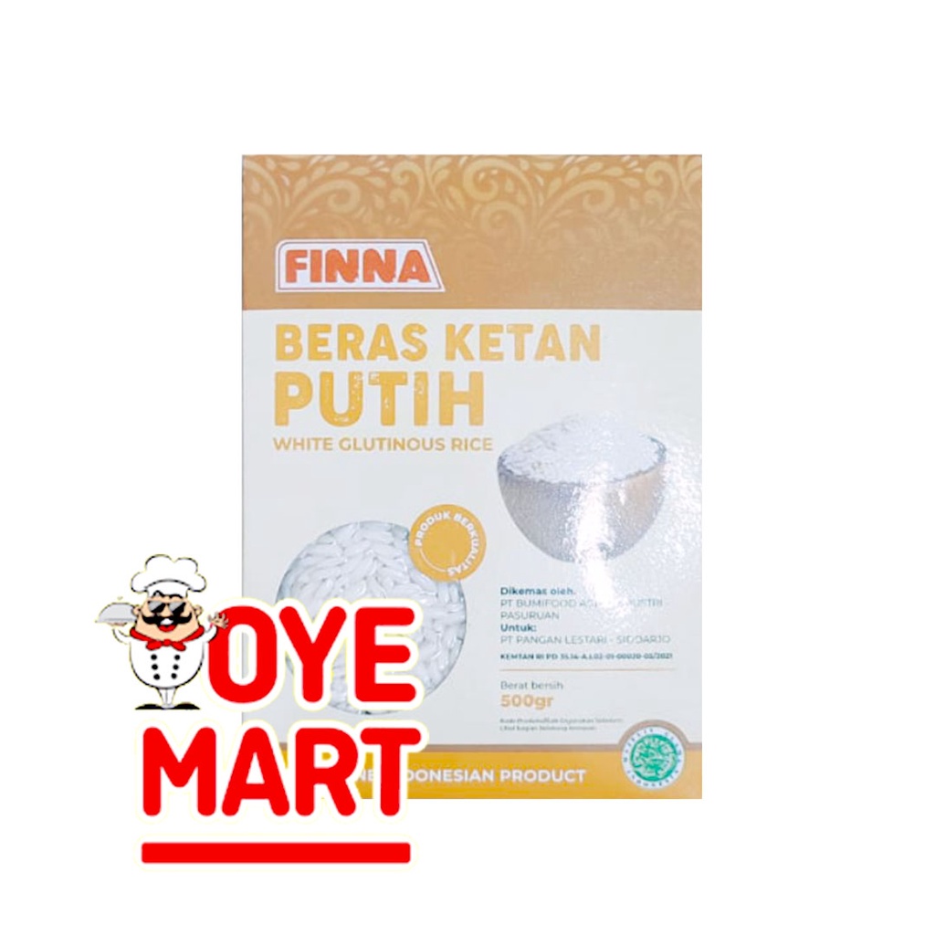 FINNA BERAS KETAN PUTIH 500GR