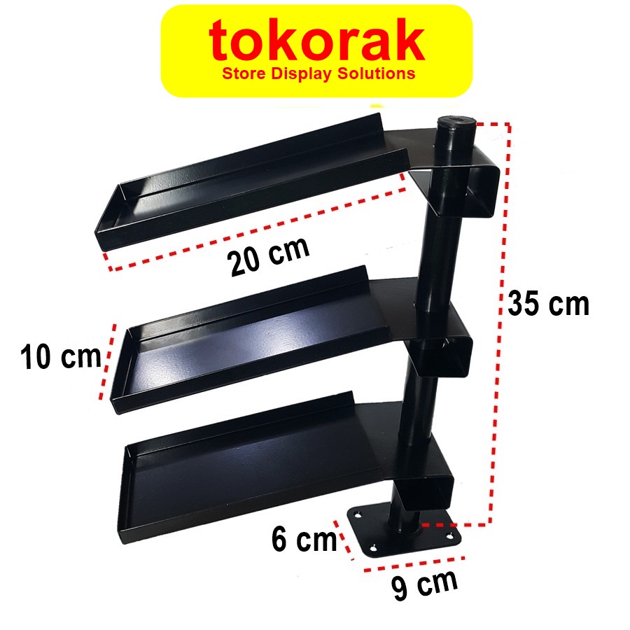 RAK EDC 3 SUSUN - TEMPAT EDC 3 TINGKAT - DUDUKAN EDC