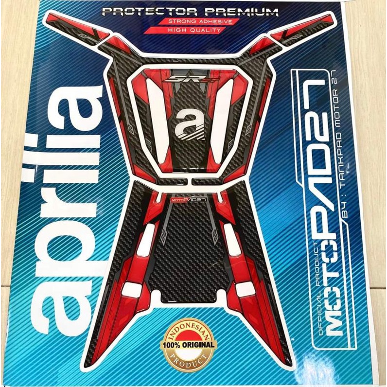 Stiker aprilia sr gt 200 Tankpad Deckpad Resin timbul Premium APRILIA SR-GT200