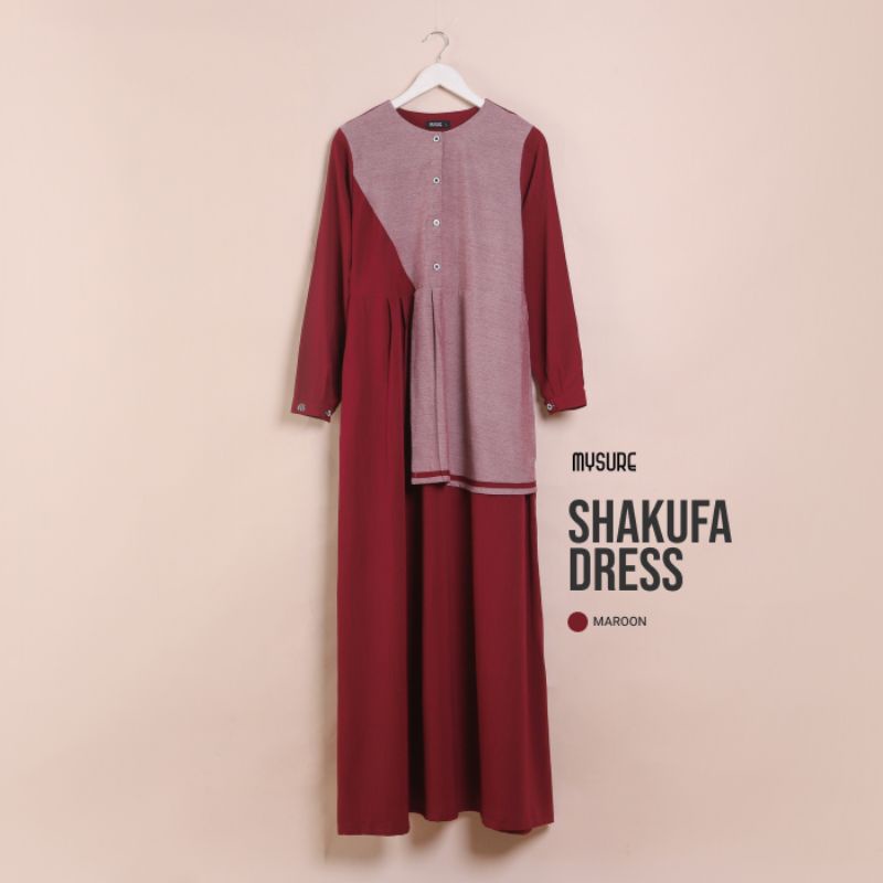 Polos Gamis Koko Couple Pasangan My Sure Busui Premium Original Jumbo Dress Kekinian Shakufa Couple